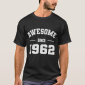 1962年以素晴らし降 – 1962年に完璧なギフ生まれェント Tシャツ (正面)