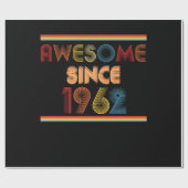 1962年素晴らしからの誕生日ギフト ラッピングペーパー (フラット)