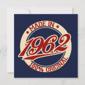 1962年製 カード (正面)