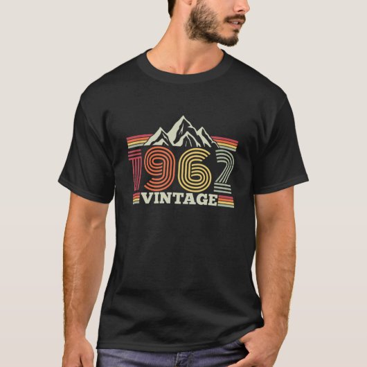 1962年誕生日山脈 Tシャツ (正面)