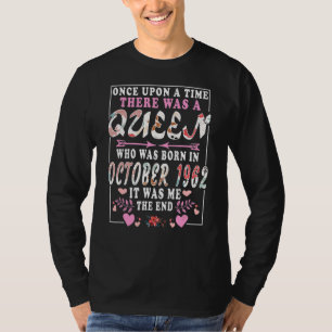 1962年10月に生まれ誕生日ウォムでした女王 Tシャツ