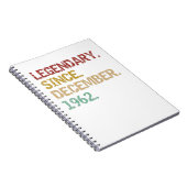 1962年12月以来の伝説 ノートブック (右側)