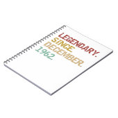 1962年12月以来の伝説 ノートブック (左側)