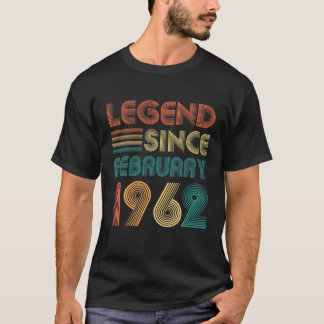1962年2月より伝説第60回誕生日贈答品60 Tシャツ