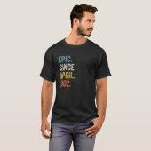 1962年4月以来の叙事詩60誕生日 Tシャツ (正面フル)
