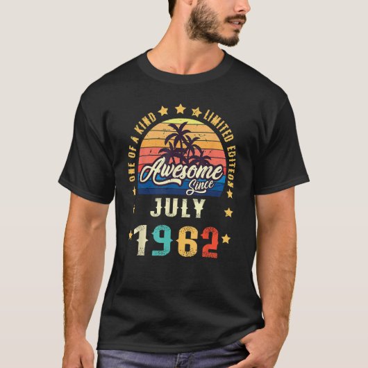 1962年7月以素晴らし降の一種 Tシャツ (正面)