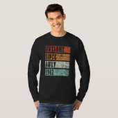 1962年7生まれ月レトロアイディア Tシャツ (正面フル)