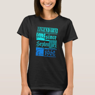 1962年9月以来の伝説的60歳の誕生日 Tシャツ