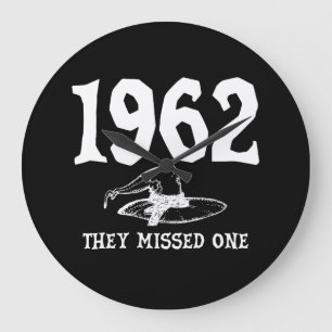 1962年 取り逃がした一人の魔女 セーラム ウィッチ ハロウィン ラージ壁時計