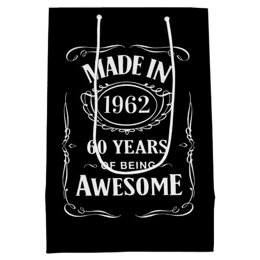 1962年、2022年の60年素晴らし間作 ミディアムペーパーバッグ (裏面)