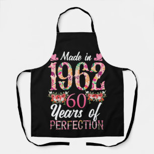 1962年、60歳、60歳、完成60歳 エプロン
