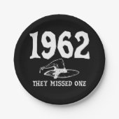 1962彼ら恋しく思は1サレムウィッチハロウィーン ペーパープレート (正面)