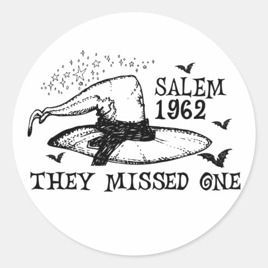 1962彼ら恋しく思は1サレムウィッチハロウィーン ラウンドシール (正面)