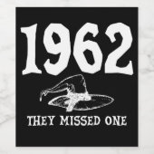 1962彼ら恋しく思は1サレムウィッチハロウィーン ワインラベル (シングルラベル)