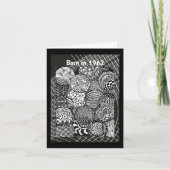 1962生まれ年の誕生日おもしろい事実 カード (正面)