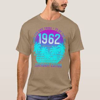 1962生まれ年ヴィンテージ59誕生日美学サンセ Tシャツ