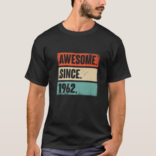 1962素晴らし年から60年の誕生日ギフトF Tシャツ (正面)