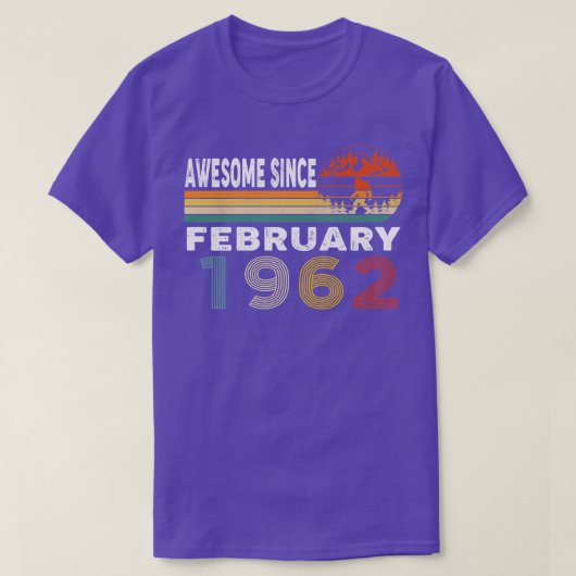 1962素晴らし年2月以来 Tシャツ (デザイン正面)
