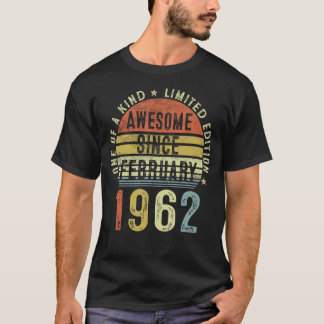 1962素晴らし年2月61歳から61歳のバール Tシャツ