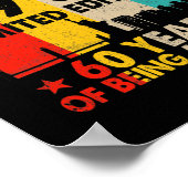 1962素晴らし年7月60日誕生日ヴィンテージ ポスター (角)