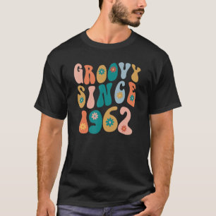 1962 60th誕生日ヒッピースタイル60 Ye以来Groovy Tシャツ