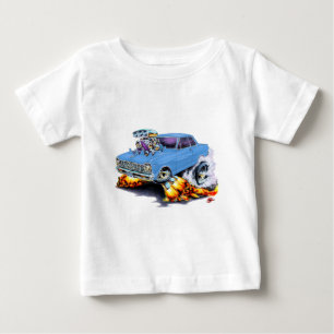 1962-65年の新星の淡いブルーの車 ベビーTシャツ