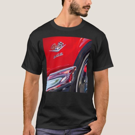 1962 Chevrolet Impala SS 409エンブレム–1026cスリーベル Tシャツ (正面)