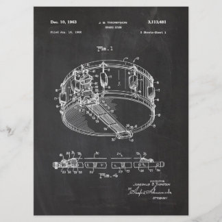 1962 Snare Drum - Patent Draw メニュー