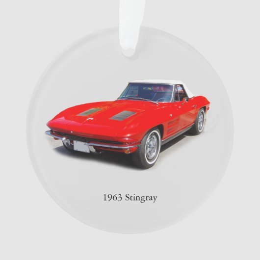 1963スティングレイアクリルオーナメント オーナメント (正面)
