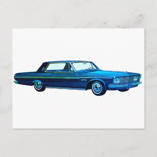 1963プリマススポーツフューリー ポストカード (正面)