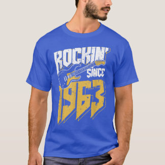 1963年からロックンロックヴィンテージファン59th Bir Tシャツ