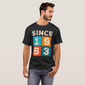 1963年から60素晴らし番目の誕生日 Tシャツ (正面フル)