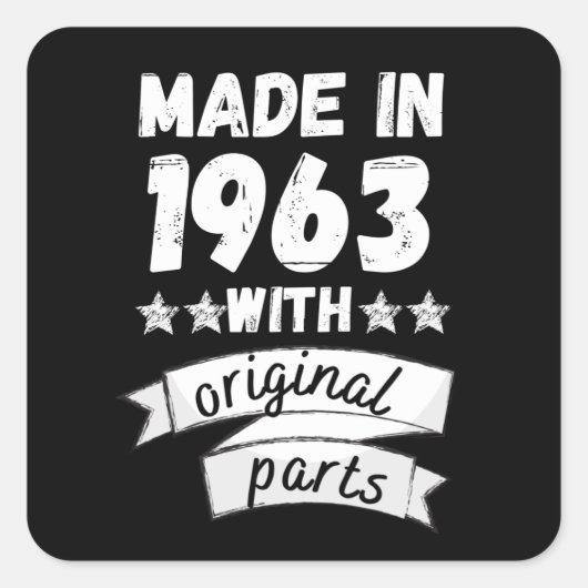 1963年にオリジナル部品で スクエアシール (正面)