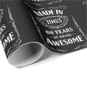 1963年に作られ、2023年素晴らしの60年 ラッピングペーパー (ロールコーナー)