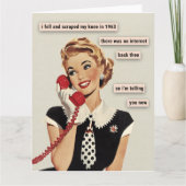 1963年に擦り膝 カード (正面)