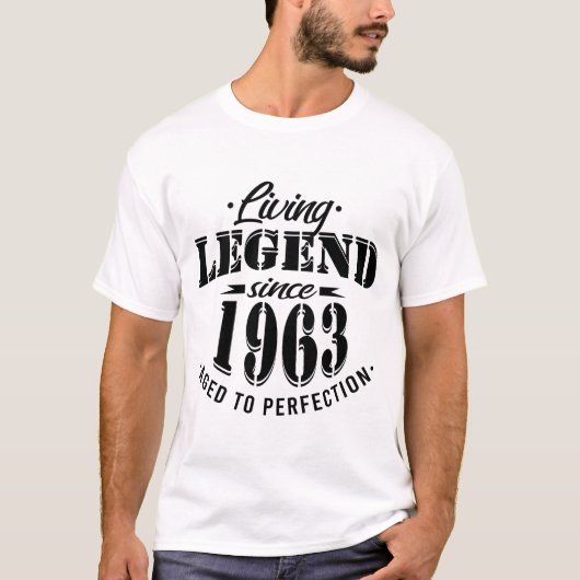 1963年のことわざ以来の伝説 Tシャツ (正面)