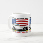 1963年のコルベットのクーペのコーヒー・マグ コーヒーマグカップ (正面左)