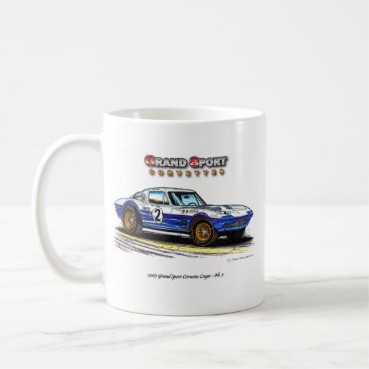 1963年のロジャーPenskeのクーペの競争の壮大なスポーツ コーヒーマグカップ (左)