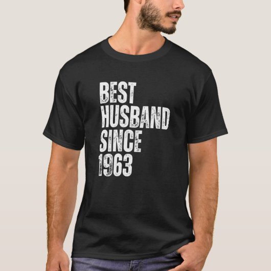1963年のヴィン最高のテージ・ウェディングアニブ以来のメンズ夫 Tシャツ (正面)