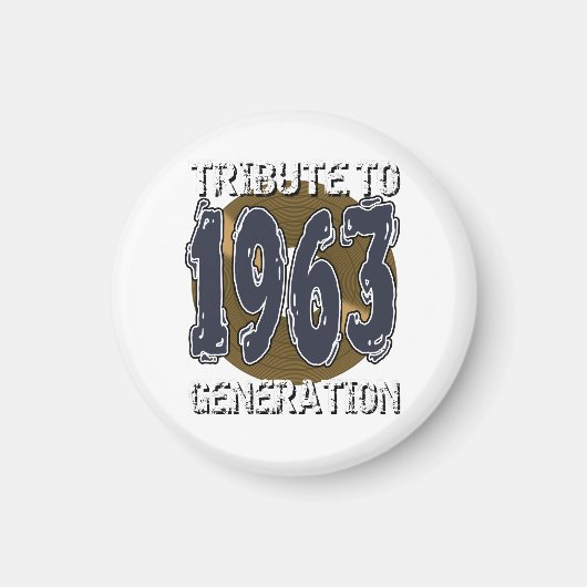 1963年の記念日に向けて献上品 マグネット (正面)