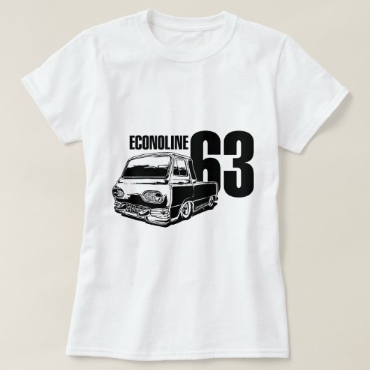 1963年のEconolineのトラック Tシャツ (デザイン正面)