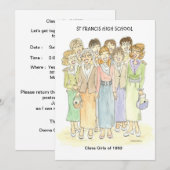 1963年カスタム招待状 ガルズ招待状 招待状 (正面/裏面)