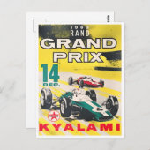 1963年キャラミグランプリ ポストカード (正面/裏面)