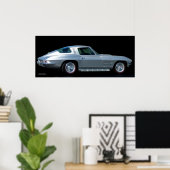 1963年コルベットのポスター ポスター (ホームオフィス)