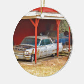 1963年シルバーサダンデヴィル セラミックオーナメント (左)