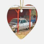 1963年シルバーサダンデヴィル セラミックオーナメント (左)