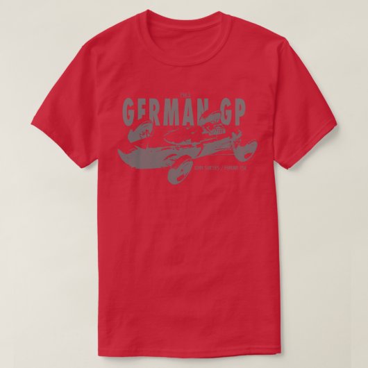 1963年ドイツGPジョン・サーティーズ Tシャツ (デザイン正面)