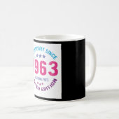 1963年ヴィンテージ誕生日 コーヒーマグカップ (正面右)