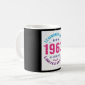 1963年ヴィンテージ誕生日 コーヒーマグカップ (正面左)