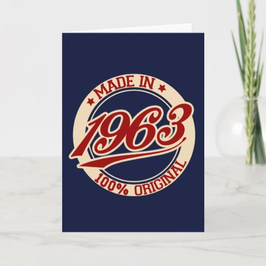 1963年製 カード (正面)